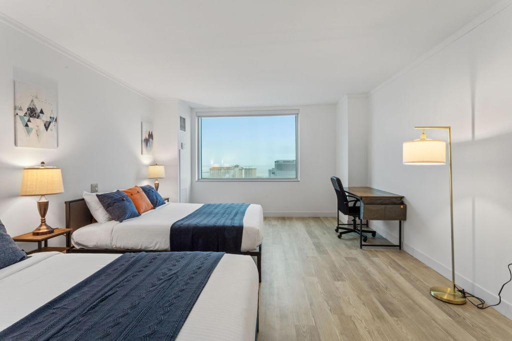 Apartment Sleep 6 Stylish 1br 2ba Beachfront Cozysuites Atlantic City